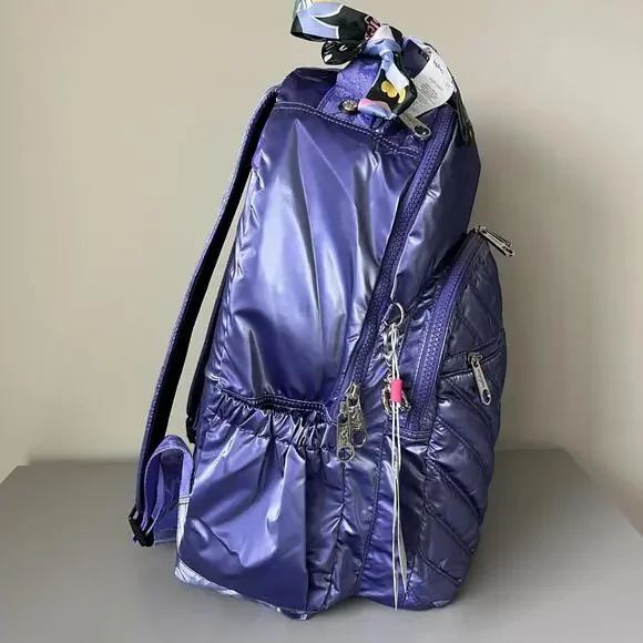 Kipling x Emily in Paris Seoul Up 17" Laptop Extra Large Backpack NWT - Picture 5 of 6